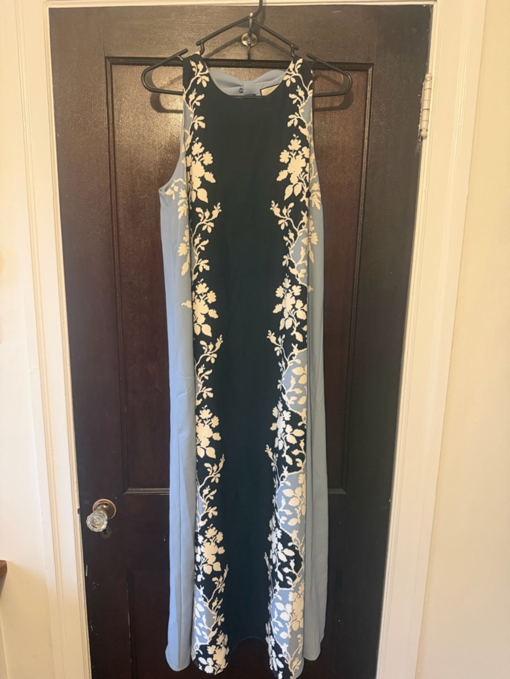 Tuckernuck Blue Fog Portia Back Box Dress size small EUC